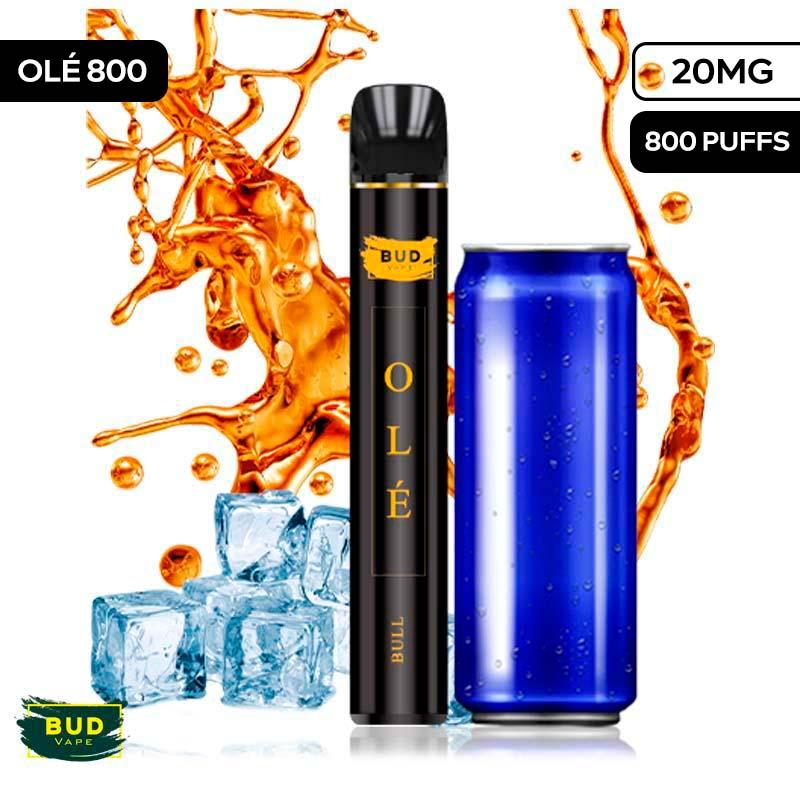 [Olé 800] Pod desechable Bull 20mg by Bud Vape