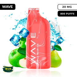 Wave 800 Bud Vape Apple Pear Ice 20mg