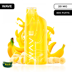 Wave 800 Bud Vape Banana Candy 20mg