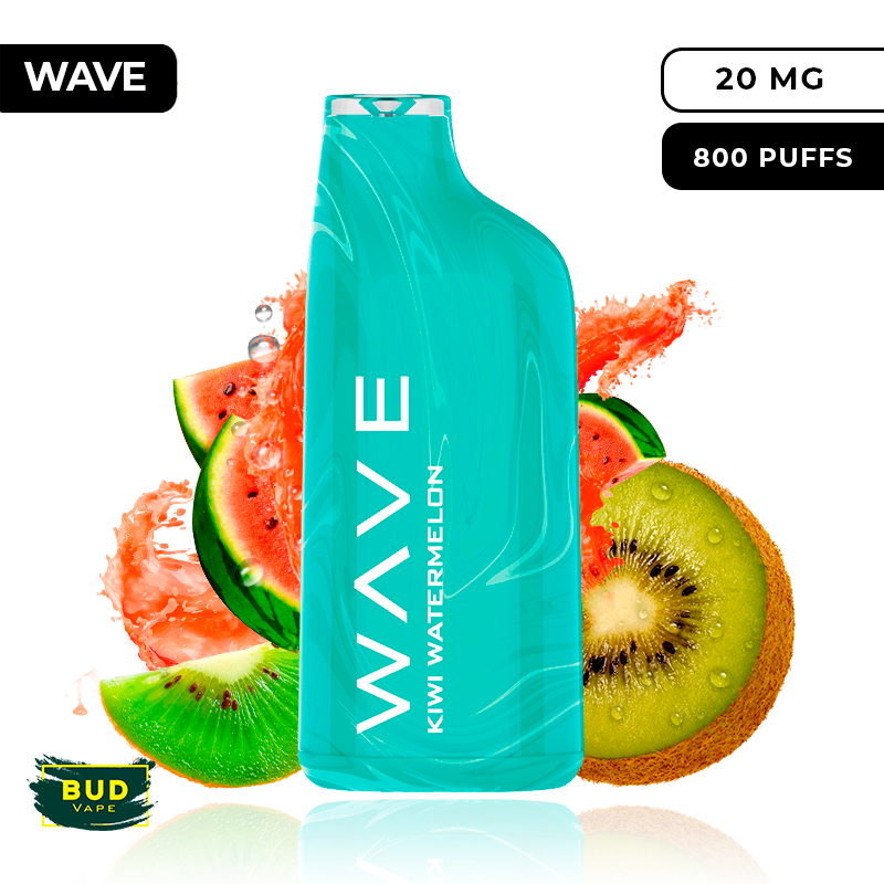 Wave 800 Bud Vape Kiwi Watermelon 20mg