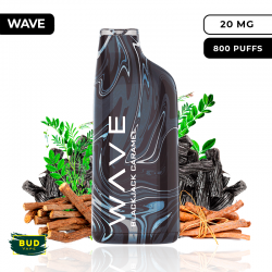 Wave 800 Bud Vape Blackjack Caramel 20mg