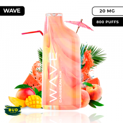 Wave 800 Bud Vape Caribbean Mix 20mg