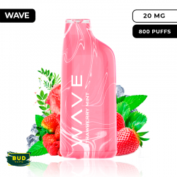 Wave 800 Bud Vape Strawberry Mint 20mg