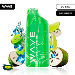 Wave 800 Bud Vape Guanabana Lime Ice 20mg