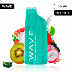 Wave 800 Bud Vape Kiwi Dragon Berry 20mg