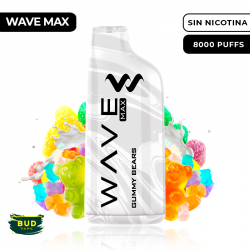 Wave Max 8000 Bud Vape Gummy Bears 0mg