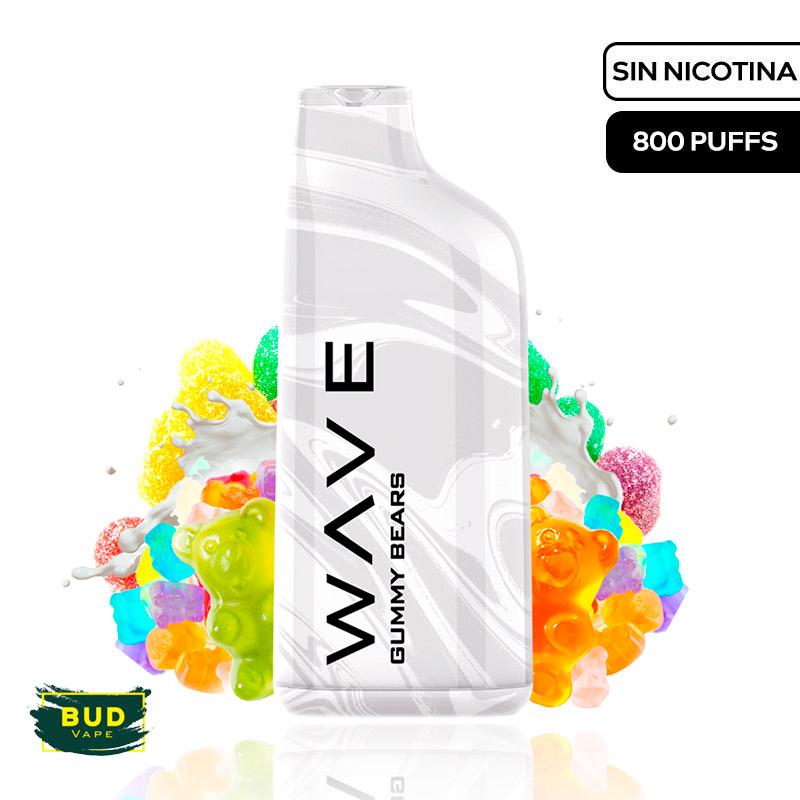 Wave 800 Bud Vape ZERO Gummy Bears 0mg